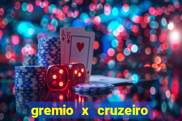 gremio x cruzeiro ao vivo hd